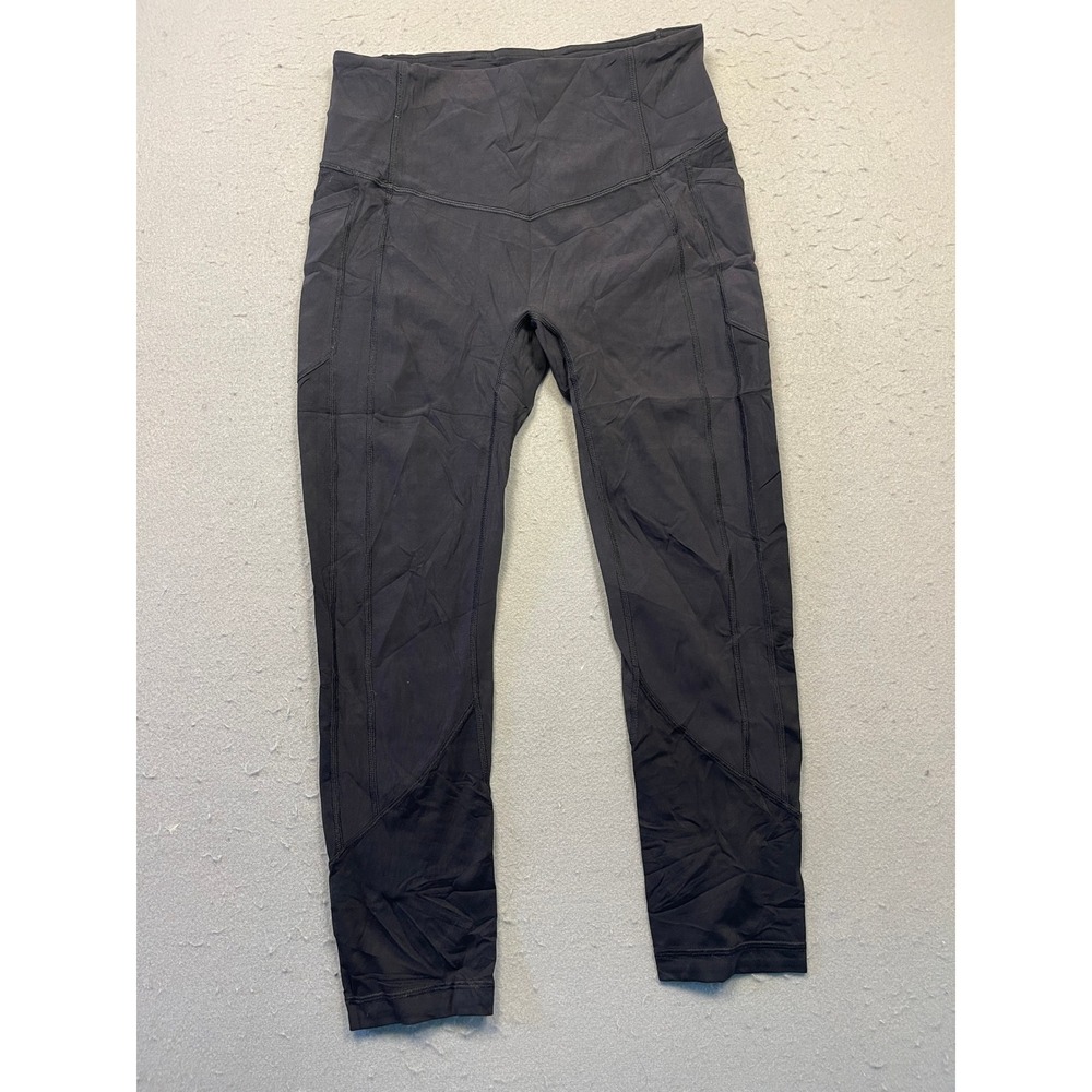 Lululemon All The Right Places Crop II Luxtreme Black Size 8 Womens